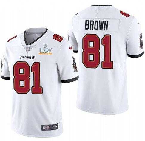 Nike Men & Women & Youth Buccaneers 81 Antonio Brown White 2021 Super Bowl LV Vapor Untouchable Limited Jersey,We sell and wholesale Nike Men & Women & Youth Buccaneers 81 Antonio Brown White 2021 Super Bowl LV Vapor Untouchable Limited Jersey on line form chian!